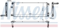 NISSENS 607412 — Радиатор охлаждения