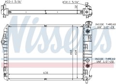 NISSENS 60922 — Radiator răcire motor