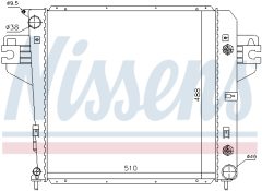 NISSENS 61017 — Radiator răcire motor