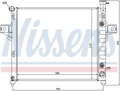 NISSENS 61023 — Радиатор охлаждения