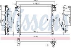 NISSENS 61037 — Radiator răcire motor