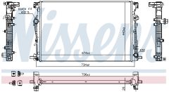 NISSENS 61040 — Радиатор охлаждения