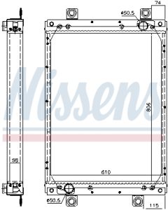 NISSENS 61439A — Radiator răcire motor