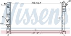 NISSENS 616671 — Радиатор охлаждения