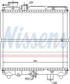 NISSENS 61810 — Радиатор охлаждения