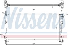 NISSENS 62043A — Radiator răcire motor