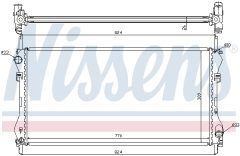 NISSENS 62046A — Radiator răcire motor