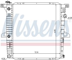 NISSENS 62060 — Radiator răcire motor