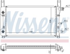 NISSENS 62122A — Radiator răcire motor