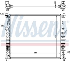 NISSENS 62577A — Radiator răcire motor