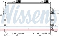NISSENS 62616 — Радиатор охлаждения