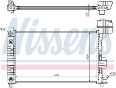 NISSENS 62661A — Радиатор охлаждения