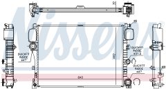 NISSENS 627025 — Радиатор охлаждения