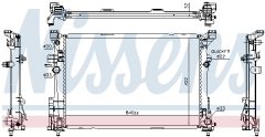 NISSENS 627063 — Radiator răcire motor