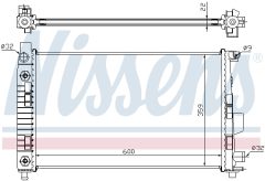 NISSENS 62781A — Радиатор охлаждения