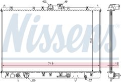 NISSENS 628031 — Radiator răcire motor