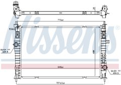 NISSENS 636042 — Radiator răcire motor