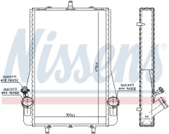 NISSENS 63623 — Radiator răcire motor