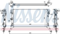 NISSENS 637603 — Radiator răcire motor
