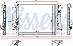 NISSENS 637659 — Radiator răcire motor