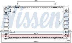 NISSENS 64029 — Radiator răcire motor