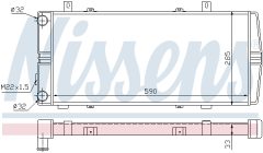 NISSENS 64102 — Radiator răcire motor