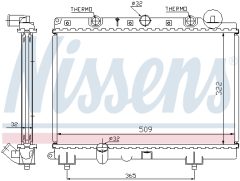 NISSENS 64305A — Радиатор охлаждения