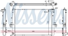 NISSENS 64308A — Радиатор охлаждения