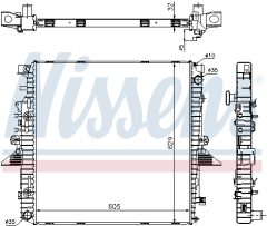 NISSENS 64320A — Radiator răcire motor