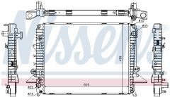 NISSENS 64321A — Radiator răcire motor