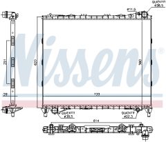 NISSENS 64331 — Radiator răcire motor
