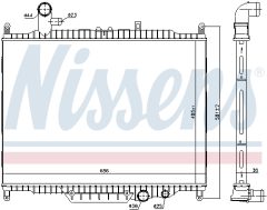 NISSENS 64332 — Radiator răcire motor