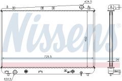 NISSENS 64627A — Radiator răcire motor
