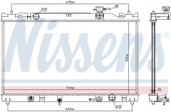 NISSENS 646351 — Радиатор охлаждения