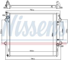 NISSENS 64661 — Радиатор охлаждения