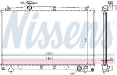 NISSENS 64670A — Radiator răcire motor