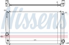 NISSENS 64678A — Radiator răcire motor