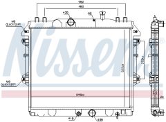 NISSENS 646807 — Radiator răcire motor