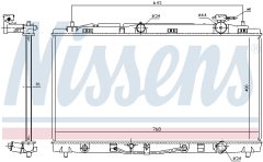 NISSENS 646812 — Радиатор охлаждения