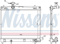NISSENS 646868 — Radiator răcire motor