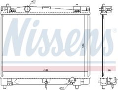 NISSENS 646877 — Radiator răcire motor