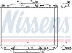 NISSENS 646923 — Radiator răcire motor