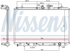 NISSENS 646927 — Радиатор охлаждения
