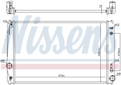 NISSENS 646928 — Radiator răcire motor
