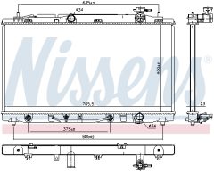 NISSENS 646938 — Радиатор охлаждения