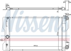 NISSENS 646943 — Радиатор охлаждения