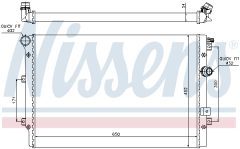 NISSENS 65015 — Radiator răcire motor