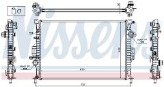 NISSENS 65615A — Radiator răcire motor