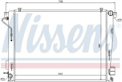NISSENS 67069 — Радиатор охлаждения