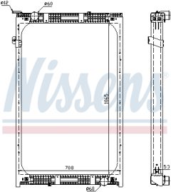 NISSENS 67171 — Radiator răcire motor
